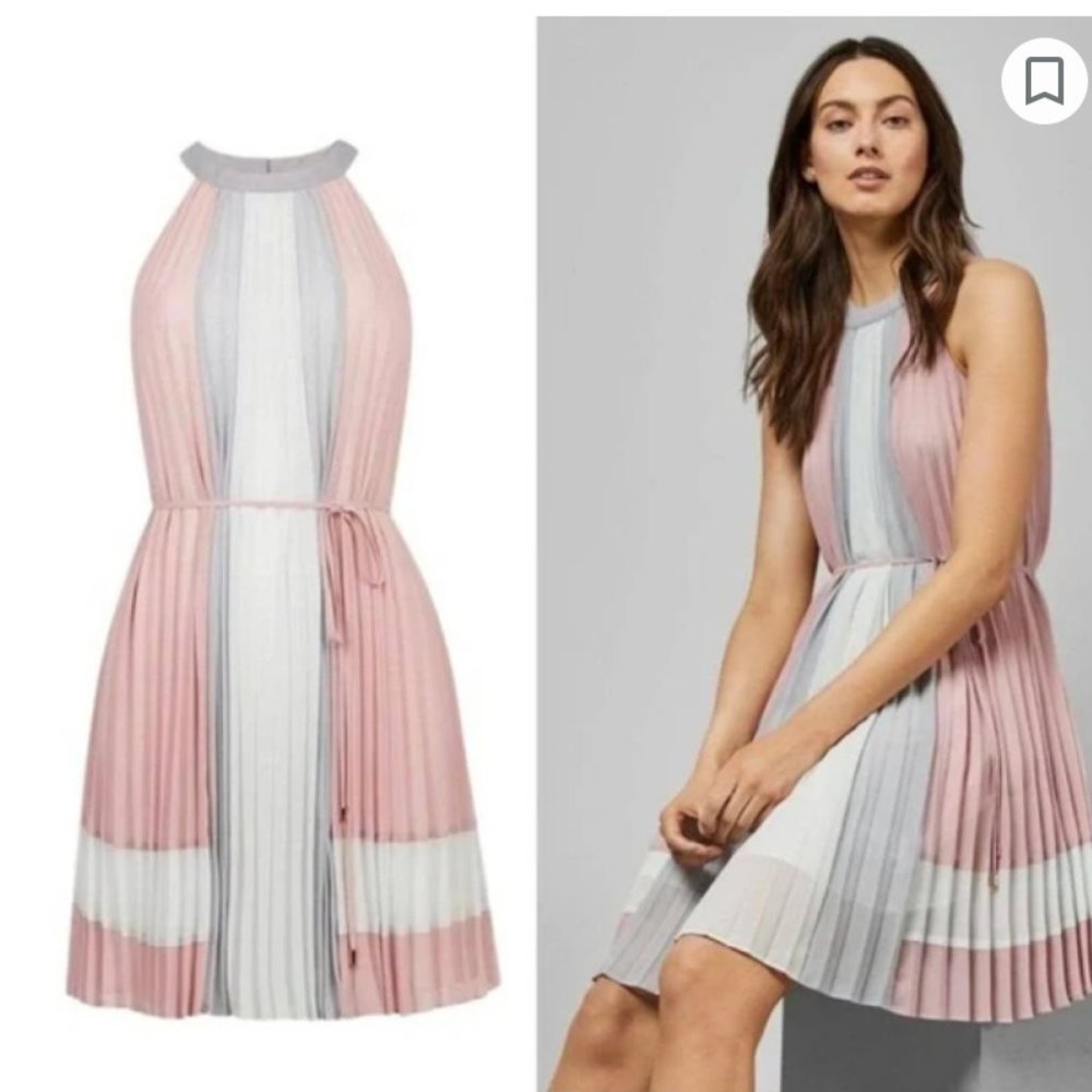 Ted baker london lellian color block dress